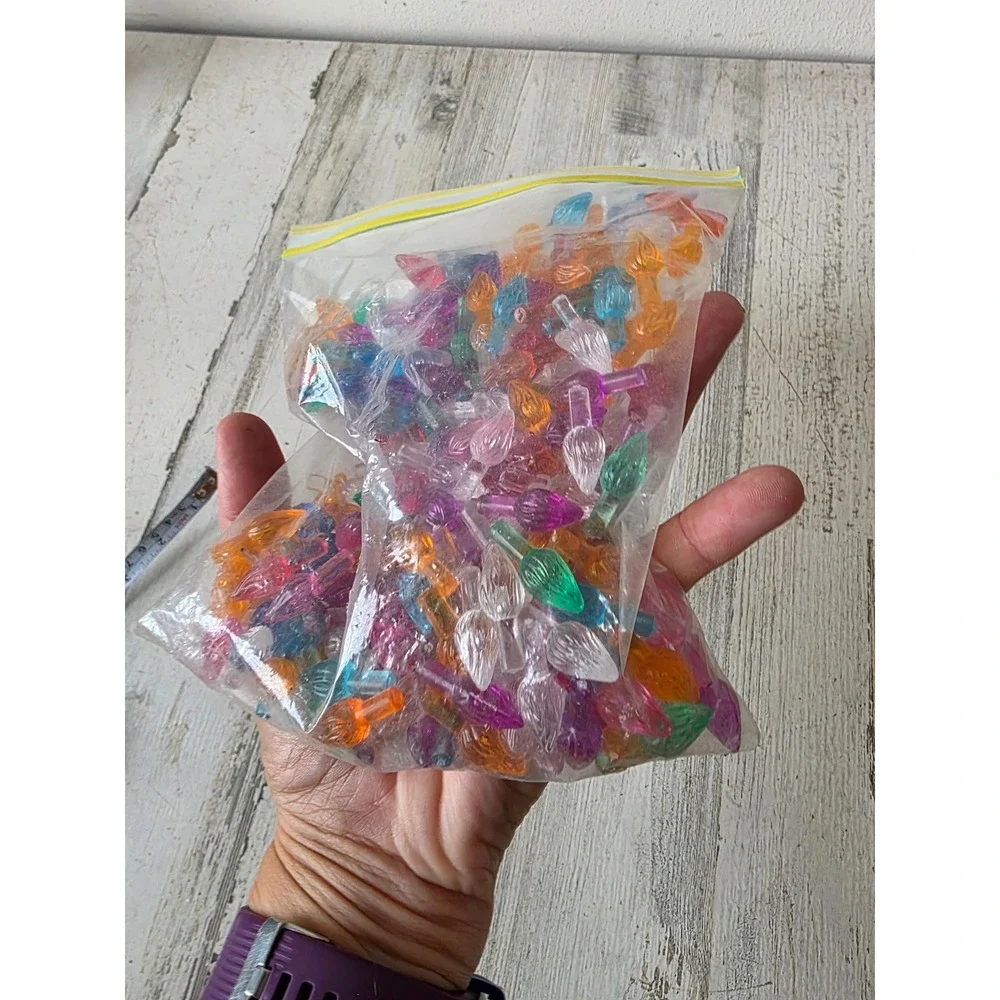 Vintage ceramic tree light rainbow bulb replacements accessory extra bulbs